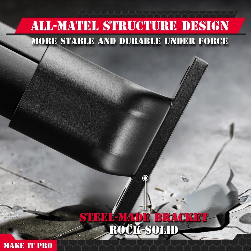 KitsPro 260lb Roof Rack Cross Bars for 2021-2024 Chevrolet Trailblazer (ONLY FIT Factory Flushed Side Rails), Matte Black Heavy Duty Aluminum Cargo Crossbar - Image 4